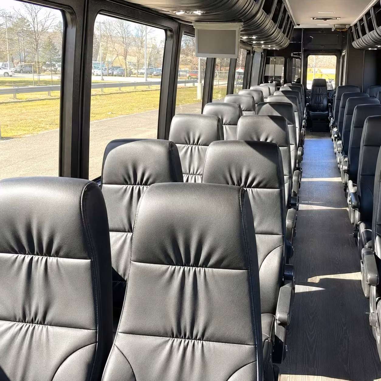 28 passenger minibus interior