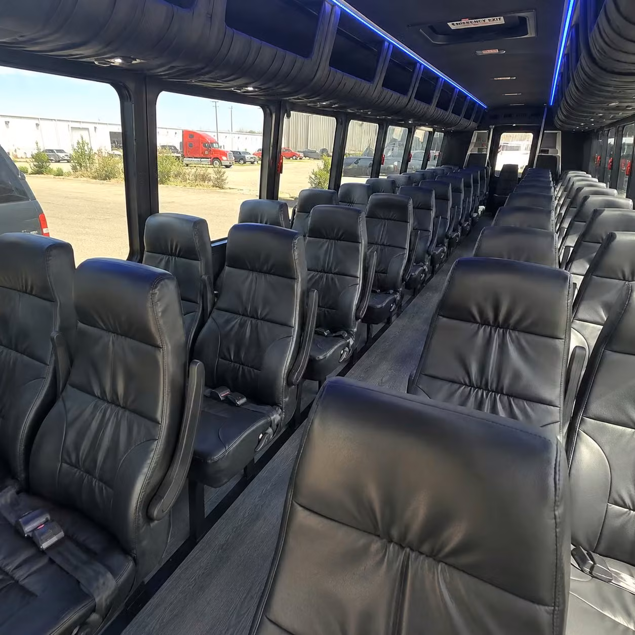 30 passenger minibus inside