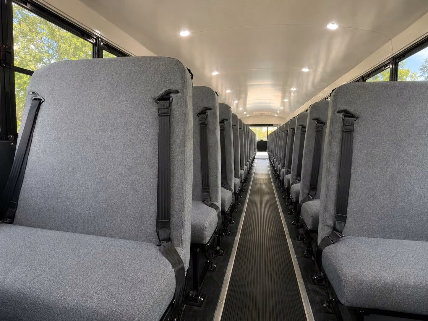school bus interior