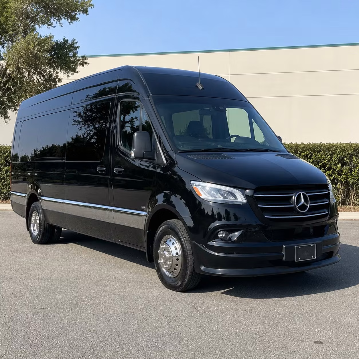 sprinter van with driver